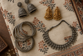 Jewellery Pairing Guide for Cotton Sarees: Oxidised, Gold or Silver?